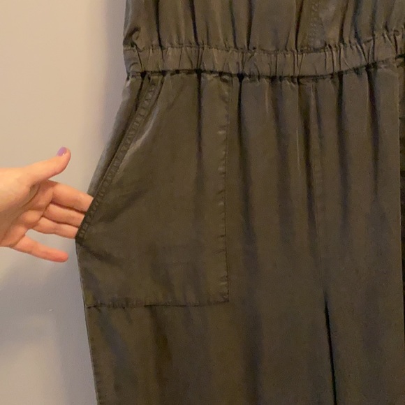 Splendid Charcoal Suede Jumpsuit - Picture 5 of 5